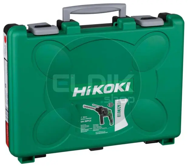 Hikoki DH26PC2WSZ SDS-PLUS boor-hakhamer - 26 mm / 830 W / 2,9 J (EPTA 05) / 2,8 kg - In PVC koffer