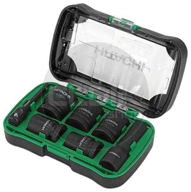 Hikoki WR36DEWRZ Accu slagmoersleutel - 36 V / 2 x 2.5Ah / 770 Nm / 1/2" - HSC II koffer + krachtdoppenset