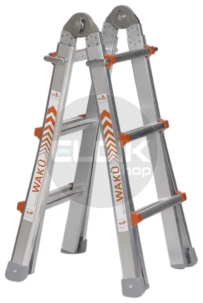 Waku 100 Telescoopladder 4x3 - 1413800100