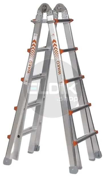 Waku 102 Telescoopladder 4x5 - 1413800102