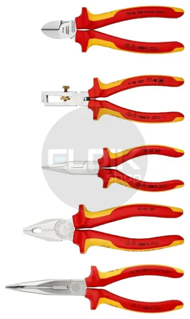 Knipex 17 04 04 Tangenset VDE | 5-delig