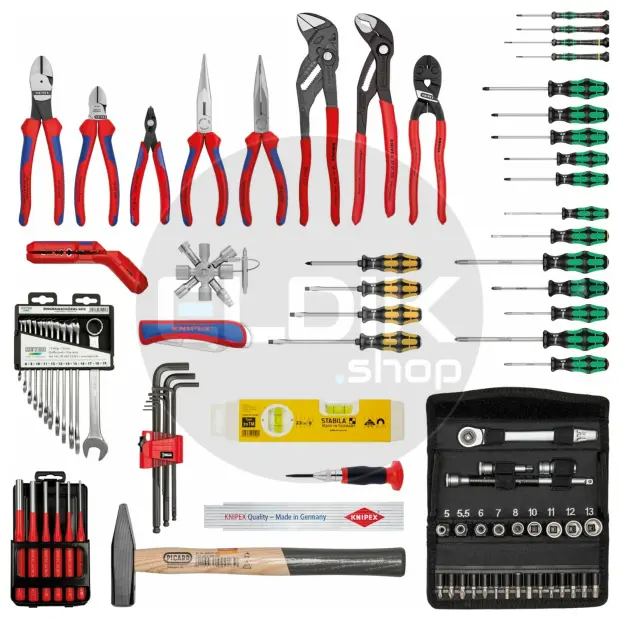 Knipex BIG Basic Move 90 Delige Gevulde Gereedschapskoffer - Algemeen - 00 21 06 M