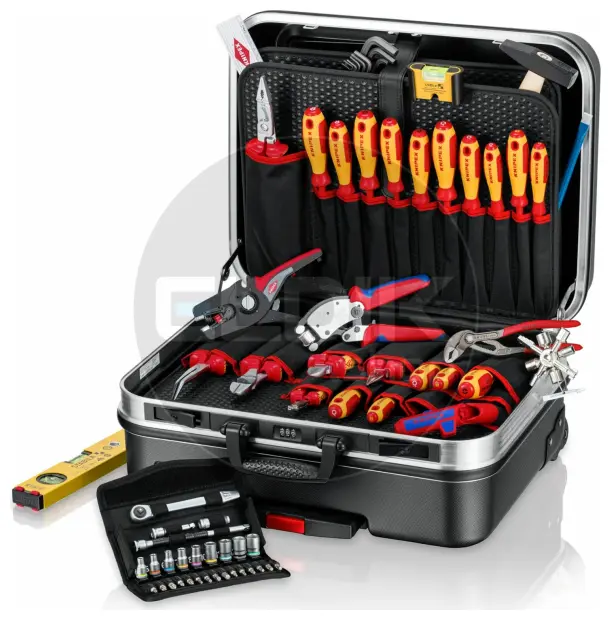 Knipex BIG Basic Move 68 Delige Gevulde Gereedschapskoffer - Elektra - 00 21 06