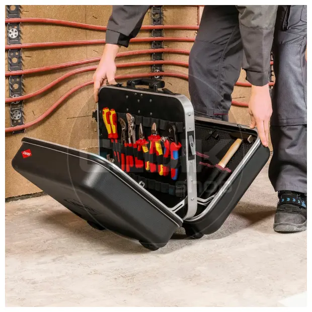 Knipex BIG Twin 63 Delige Gevulde Gereedschapskoffer - Elektra - 00 21 42