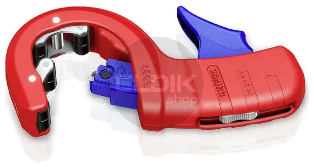 Knipex DP50 Buissnijder DP50 pijpsnijder voor kunststof afvoerbuizen met kunststof bekleed 202 mm - 90 23 01 BK