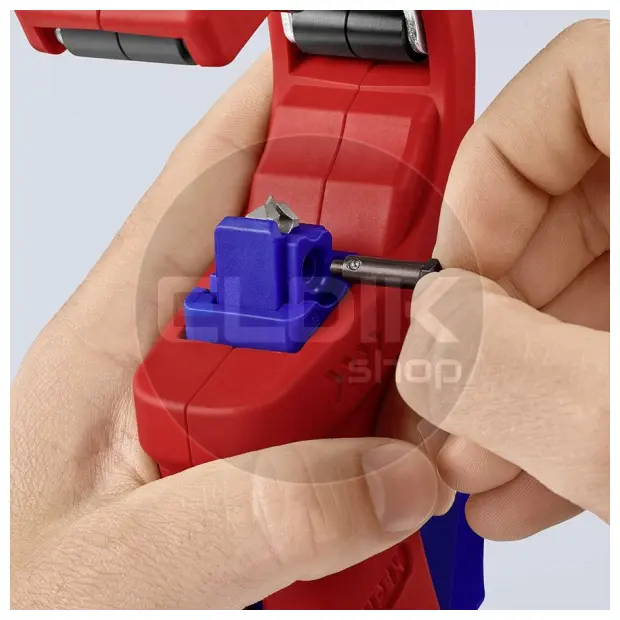 Knipex DP50 Buissnijder DP50 pijpsnijder voor kunststof afvoerbuizen met kunststof bekleed 202 mm - 90 23 01 BK