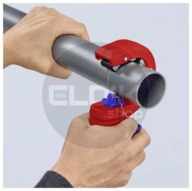 Knipex DP50 Buissnijder DP50 pijpsnijder voor kunststof afvoerbuizen met kunststof bekleed 202 mm - 90 23 01 BK