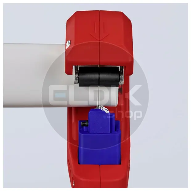 Knipex DP50 Buissnijder DP50 pijpsnijder voor kunststof afvoerbuizen met kunststof bekleed 202 mm - 90 23 01 BK