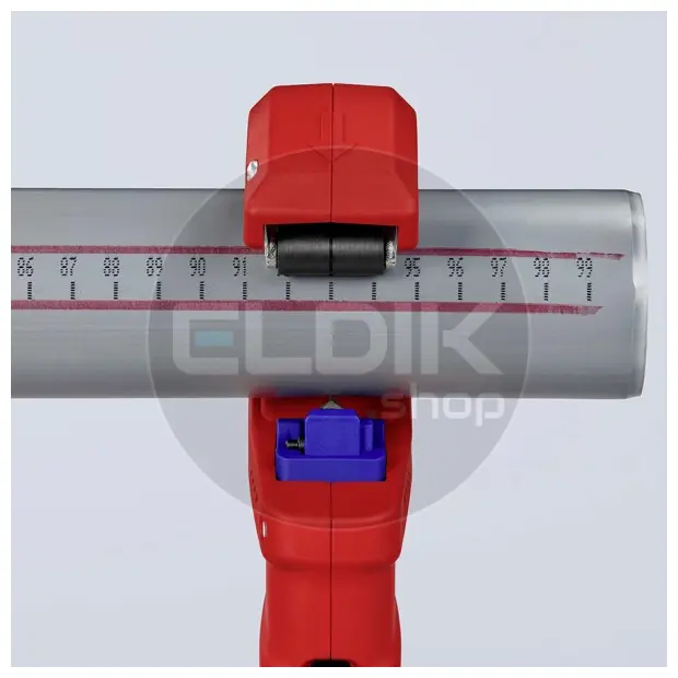 Knipex DP50 Buissnijder DP50 pijpsnijder voor kunststof afvoerbuizen met kunststof bekleed 202 mm - 90 23 01 BK