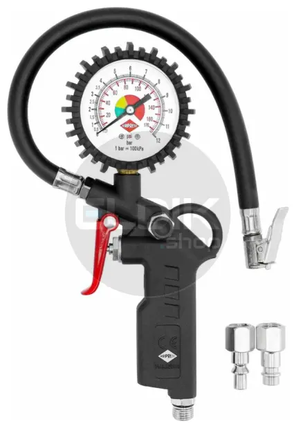 Airpress 4300021 Bandenpomp met insteeknippels 12 bar