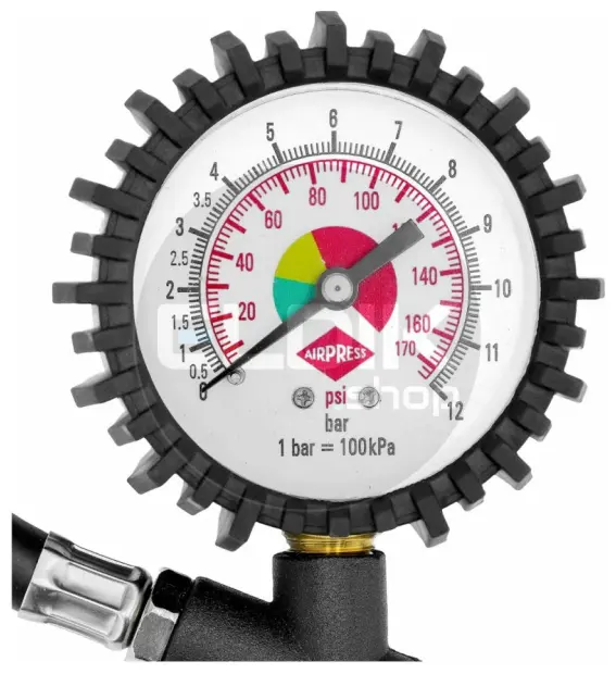 Airpress 4300021 Bandenpomp met insteeknippels 12 bar