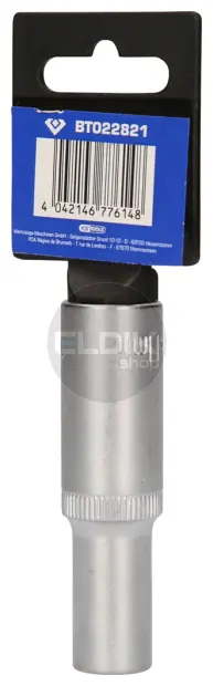 Brilliant Tools BT022829 1/2" zeskantdop, lange uitvoering, 19 mm
