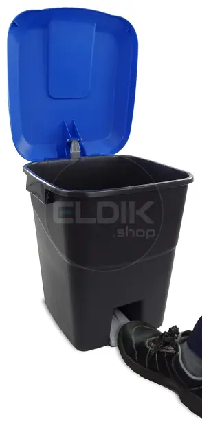 Tayg 50P Afvalcontainer met Voetpedaal - 50 Liter - blauw - 430022