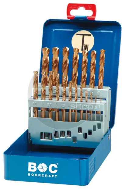 Bohrcraft MT10 Metaalboorset Tin 1,0 - 10,0 x 0,5 | 19-delig - 11301310019