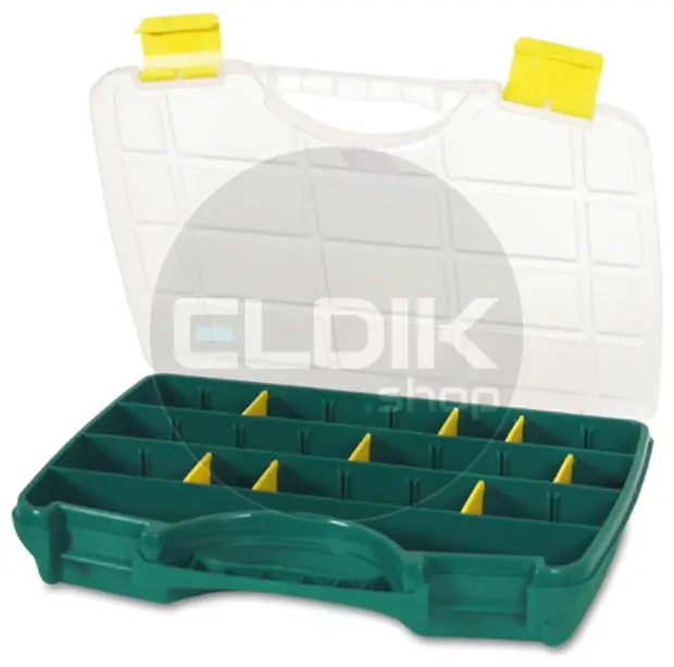 Tayg 22-26 Assortimentsdoos L312 x B238 x H51 mm - Groen - 022005
