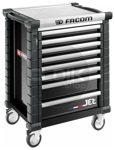 Facom JET.8NM3A Gereedschapswagen – 8 Laden – M3 - Zwart