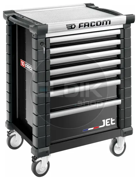Facom JET.7NM3A Gereedschapswagen – 7 Laden – M3 - Zwart