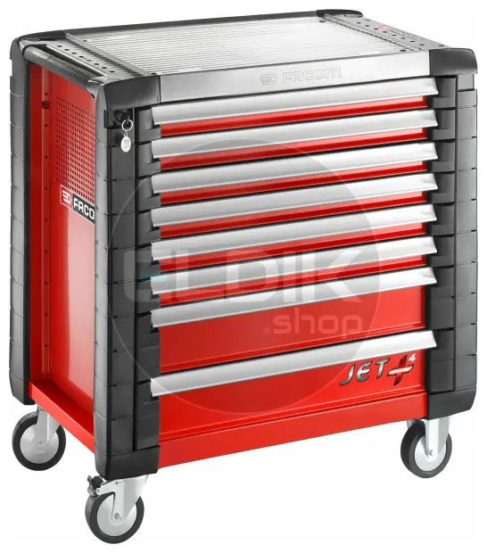 Facom JET.8M4A Gereedschapswagen – 8 Laden – M4 - Rood