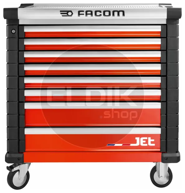 Facom JET.8M4A Gereedschapswagen – 8 Laden – M4 - Rood