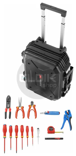 Facom BV.R30CM2PB 15 Delige Gevulde Gereedschapskoffer - Elektra