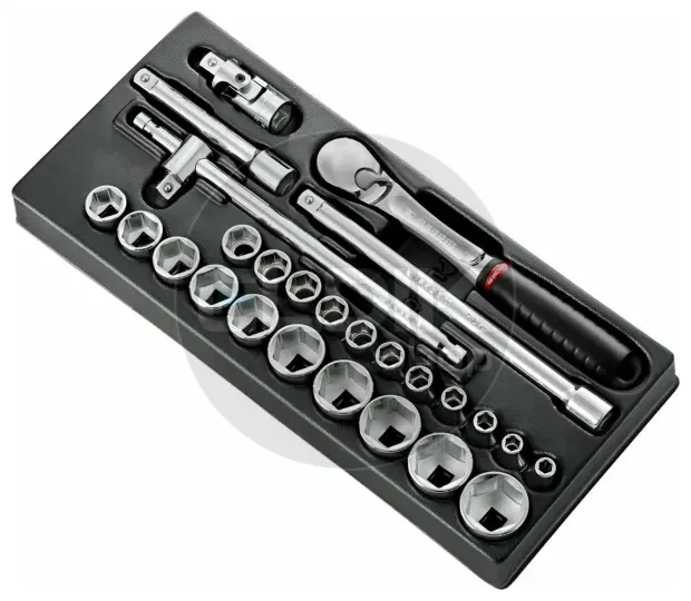 Facom MOD.SL161-46 Module 26 Delige 1/2” Doppen en hulpstukken