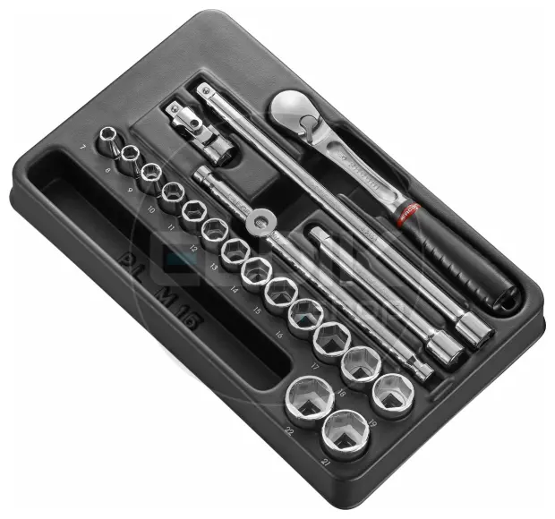 Facom MOD.JL161-36 Module 20 Delige 3/8” Doppen en hulpstukken