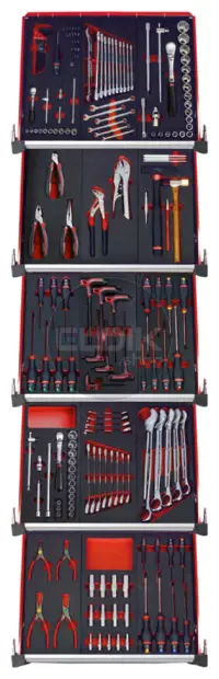 Facom CMM.175BNL Set van 15 modules in Foam Inlays | 175-delig