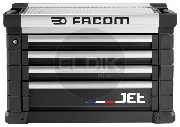 Facom JET.C4NM3A Opzetkast voor gereedschapswagen M3 - Zwart