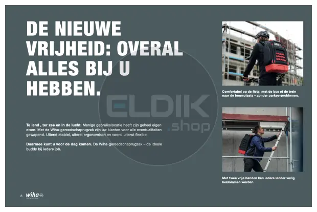 Wiha 45528 28 Delige Gevulde Gereedschapsrugzak - Elektra