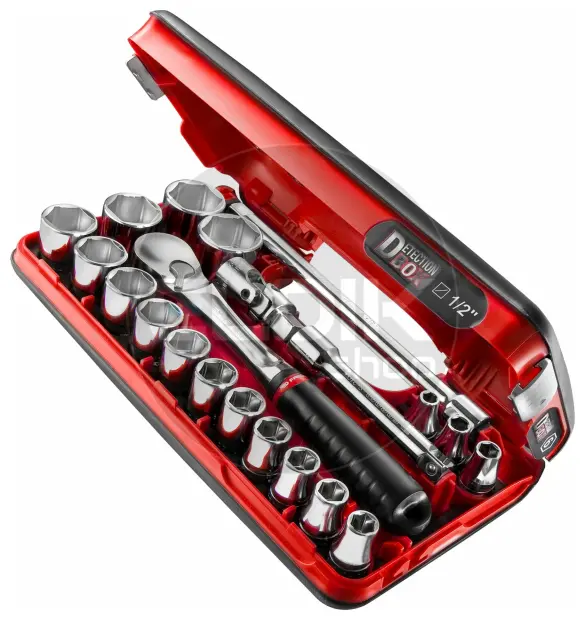 Facom SL.DBOX1PB 21 Delige Dopsleutelset 1/2"