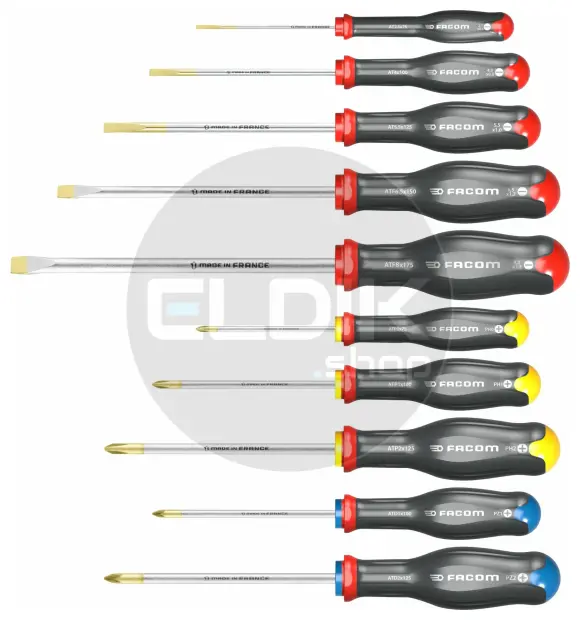 Facom ATW.J10PB 10 Delige Schroevendraaierset