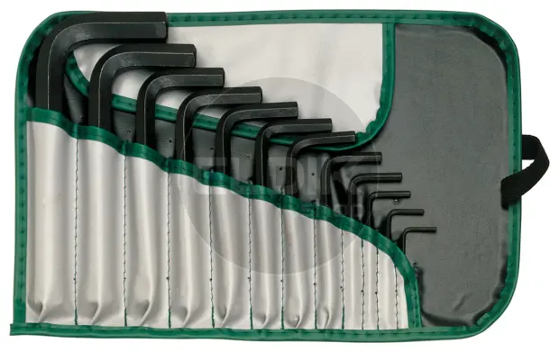 Heyco 1340-10-MM Stiftsleutelset 10-delig in foudraal - 01340725530