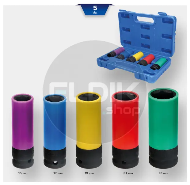Brilliant Tools BT691010 5 Delige Krachtdoppenset 1/2"