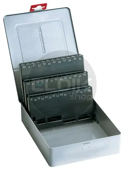 Format 10379427 Metalen cassette voor spiraalboren, leeg