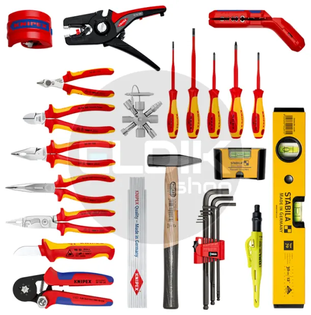Knipex 00 21 50 E 22 Delige Gevulde Gereedschapsrugzak X18 - Elektro
