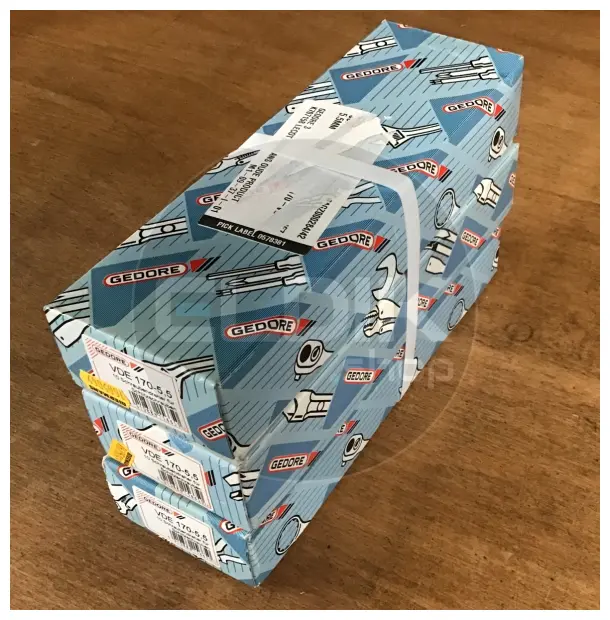 Gedore 30 stuks VDE 5,5 Sleufschroevendraaier (overjarig model)