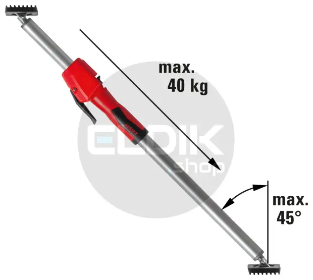 Bessey STE370 Plafond- en montagesteun 2070-3700 mm