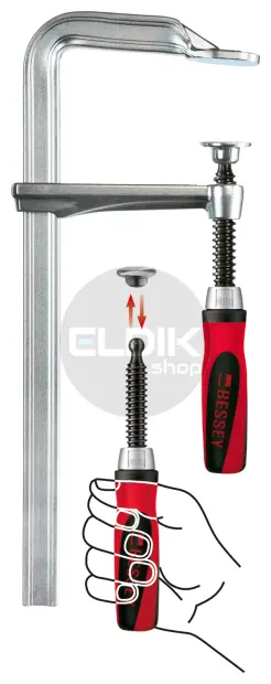Bessey GZ25-2K 5 x Geheel stalen lijmtang 250/120