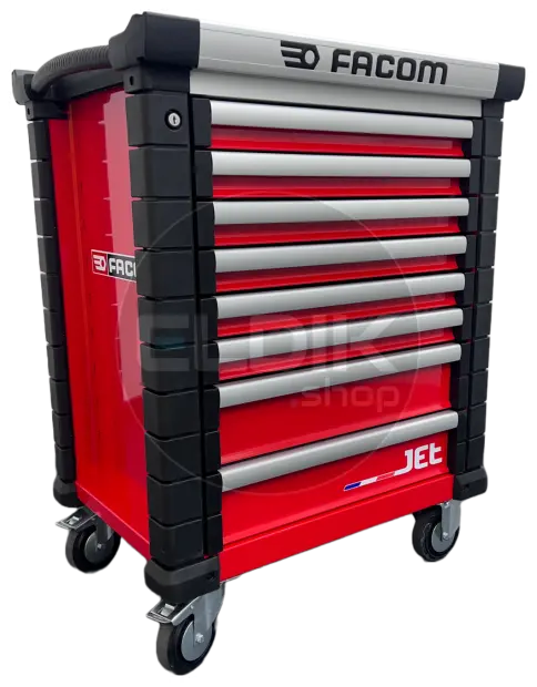 Facom JET.8M3A Gereedschapswagen – 8 Laden – M3 - Rood