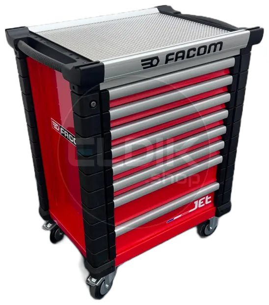 Facom JET.8M3A Gereedschapswagen – 8 Laden – M3 - Rood