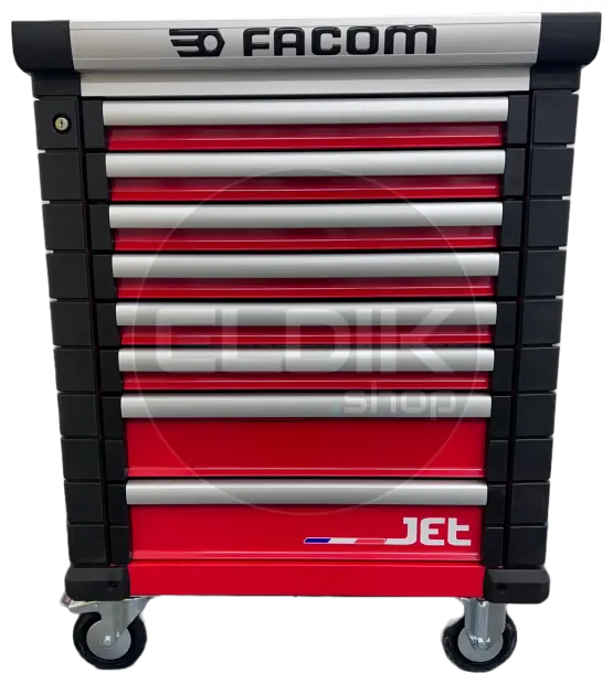 Facom JET.8M3A Gereedschapswagen – 8 Laden – M3 - Rood