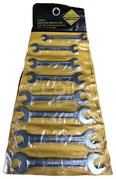 006119 Steek/steek Sleutel set 8 delig