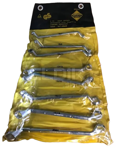006219 Ring/ring Sleutel set 8 delig