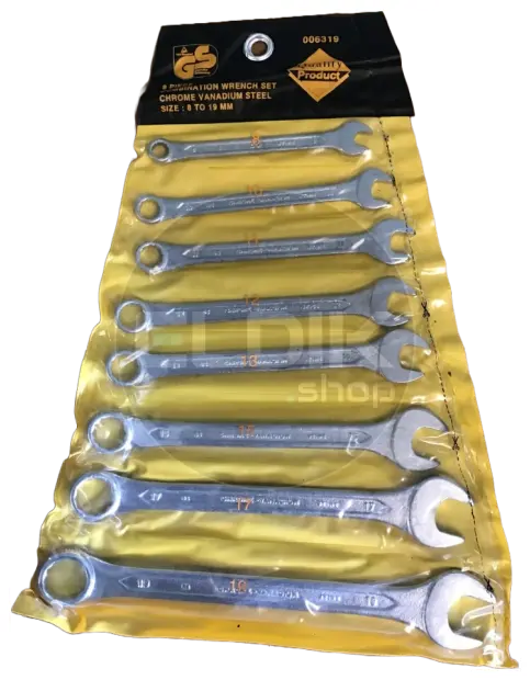 006319 Steek/ring Sleutel set 8 delig