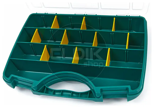 Tayg Multibox 1 2x Assortimentsdoos – L335 × B250 × H275 mm - Groen - 301001/2