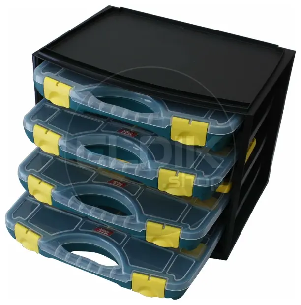 Tayg Multibox 1 2x Assortimentsdoos – L335 × B250 × H275 mm - Groen - 301001/2