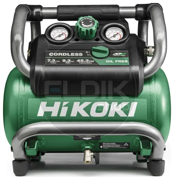 Hikoki EC36DAW4Z Accu Compressor 36V | 9,2 bar | 7,6l | Exclusief accu's en lader