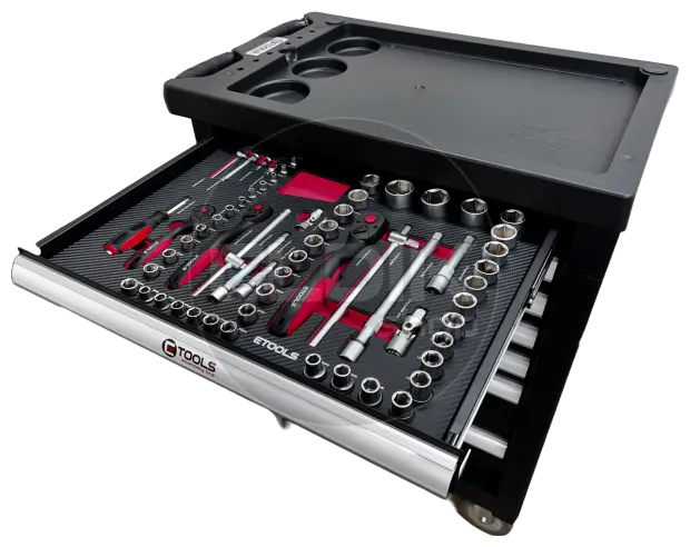 E-Tools 70459 154 Delige Gevulde Gereedschapswagen