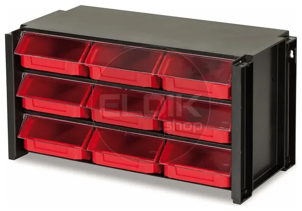 Tayg 309007 Stapelbare Wandkast met Klep - 9 Bakken