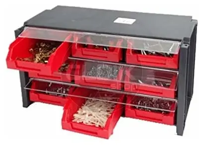 Tayg 309007 Stapelbare Wandkast met Klep - 9 Bakken